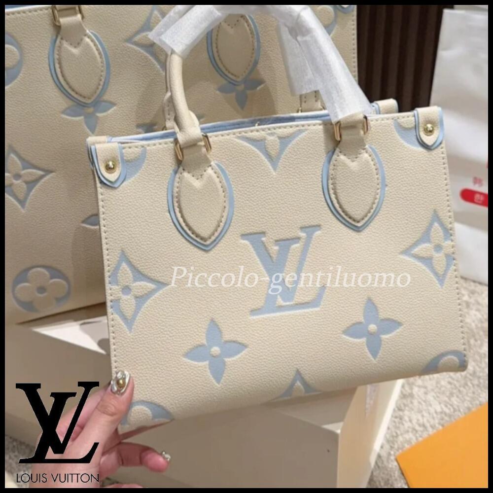 【新作！かわいいミルキーカラー♪】ルイヴィトン オンザゴー PM